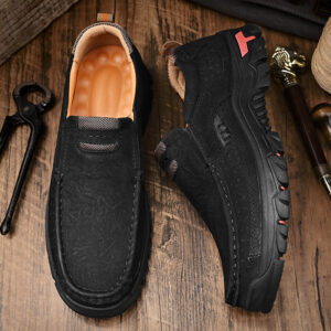 Men's Leather Large Size Casual Shoes