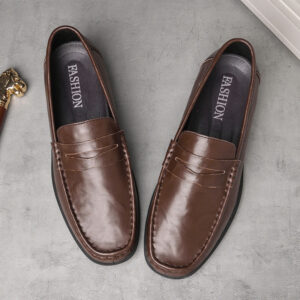 Men's Leather Slip-on Casual Shoes